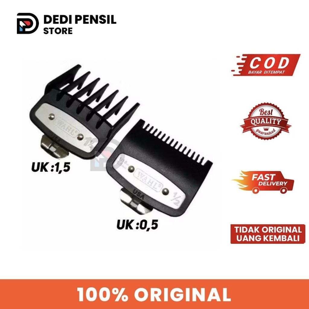 Guard Wahl Sepatu Clipper Guide Comb 0,5 (1,5mm) + 1,5 (4,5mm)