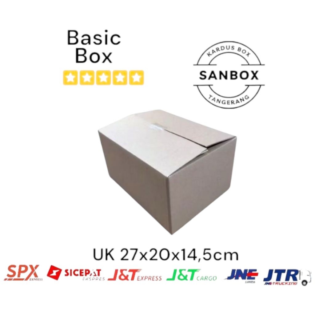 

Kardus Box Polos UK 27x20x14,5cm