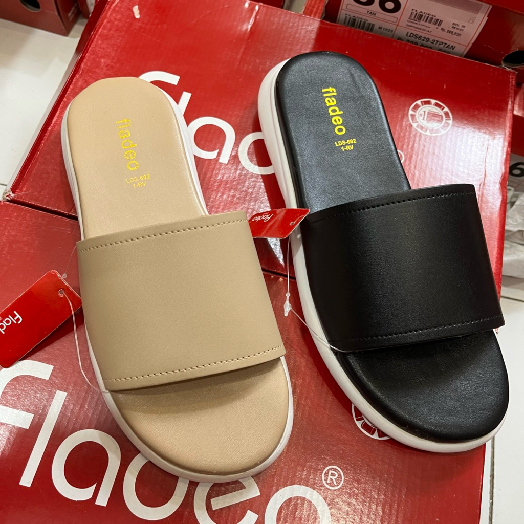 SANDAL WEDGES WANITA FLADEO ORI