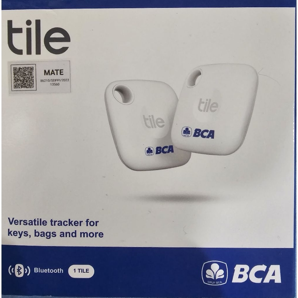 Tile Mate - Bluetooth Tracker / Pelacak Pintar - Putih