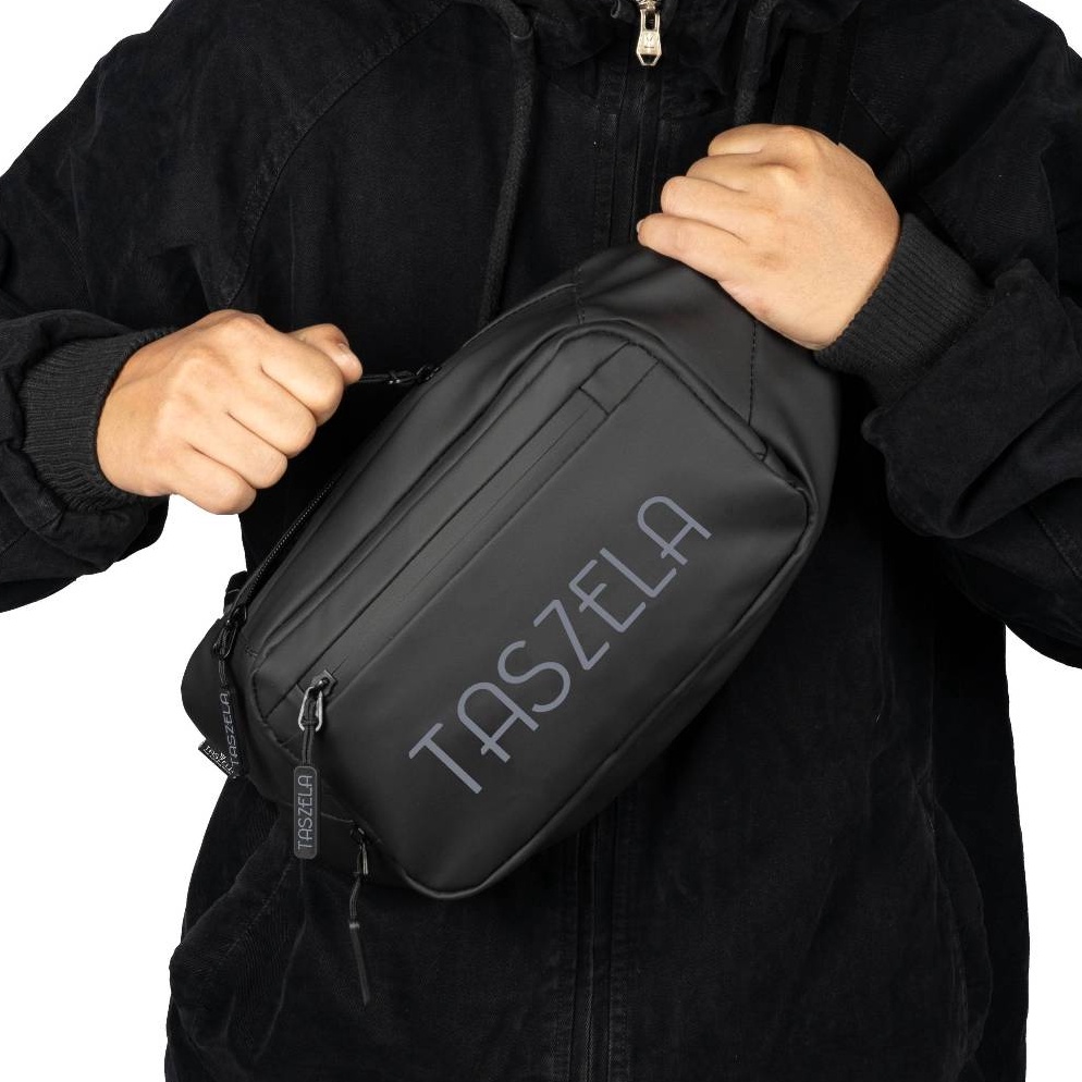 Taszela  Tas Pinggang Pria Waistbag Waterproof Tas Selempang Bahu Pria DIOR KODE Q1B8