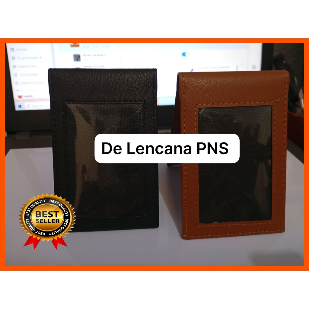 Dompet id card name tag saku magnet|lencana pns|lencana_pns