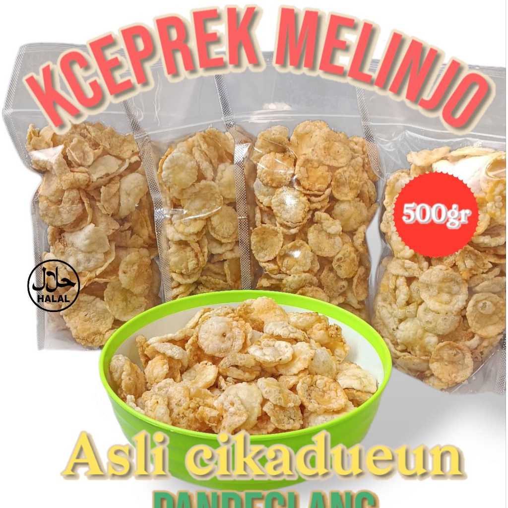 

Emping kceprek melinjo matang 500gram asli pandeglang cikadueun
