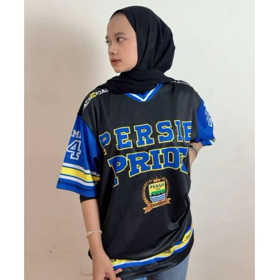 DIVES - Jersey Streetwear Oversize Premium Milano - Special Series - Persib Black Edition