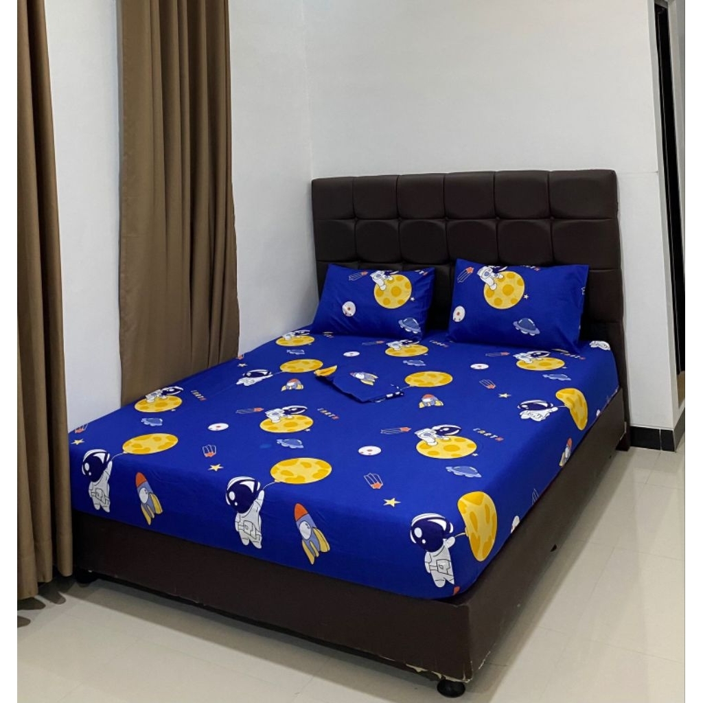 SPREI SEPREI SEPRAI motif anak cowok astronot