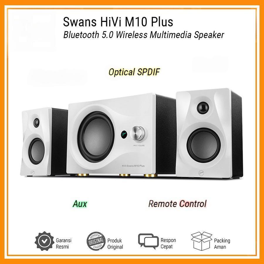 Swans HiVi M10 Plus / M10+ Wireless Bluetooth Multimedia Speaker