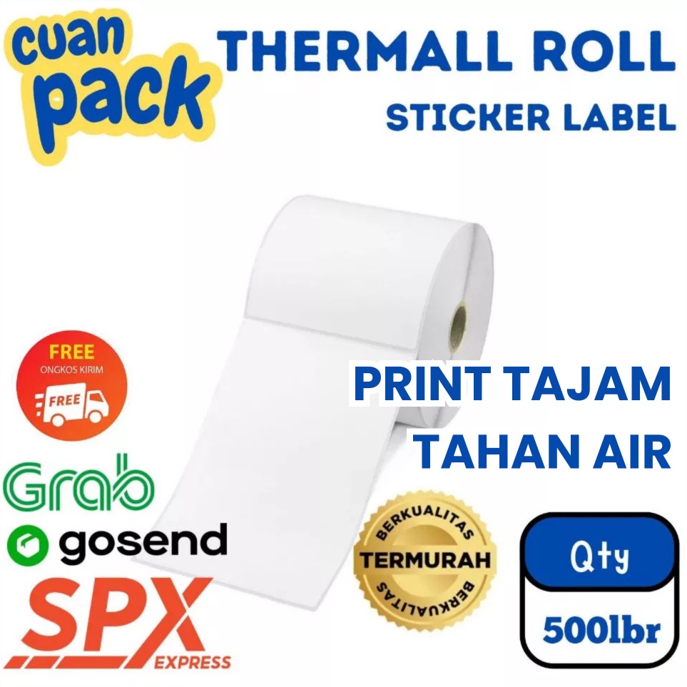 

KODE X79T Label Sticker ThermalTermal Roll 1 x 15 isi 5 lembar