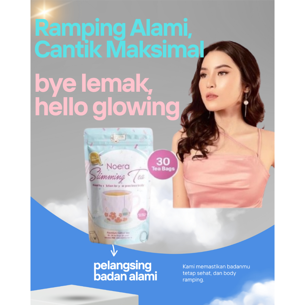 

Ampuh Buat Diet Bisa COD NOERA Slimming Tea | Noera Teh Hijau | Teh Pelangsing Herbal Alami Original