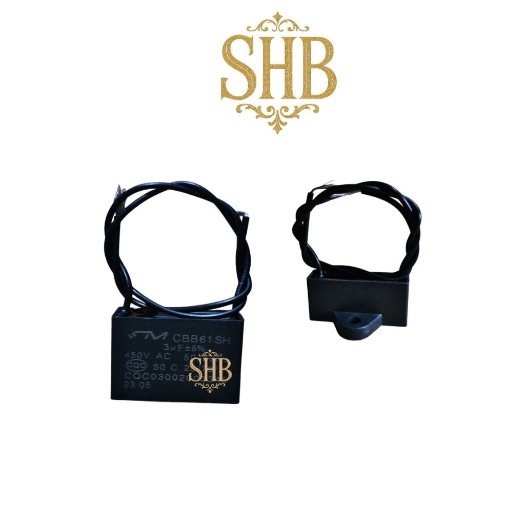 Kapasitor kipas angin 3 uf kabel 2 - Capasitor kipas angin 3 mikro untuk model berdiri, duduk, gantu