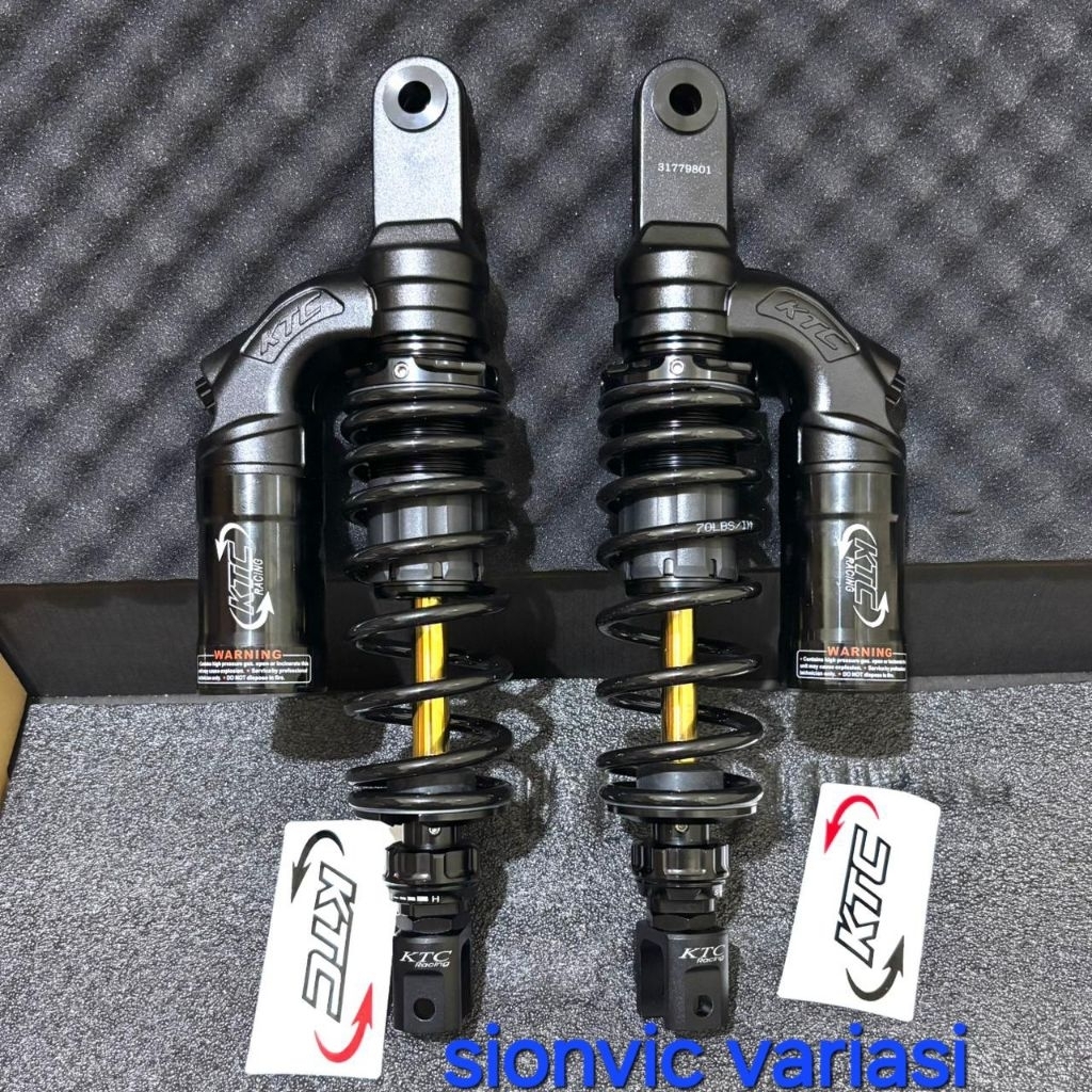 SHOCK KTC RACING EVO MOTOR PCX 160 NMAX OLD, NMAX NEW, AEROX OLD/NEW SHOCKBREAKER KTC  EVO NMAX AERO