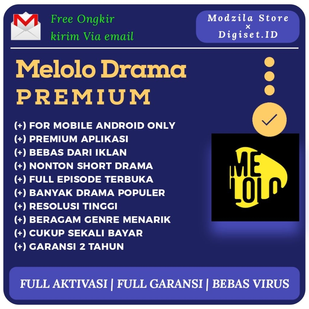 [PROMO ] Melolo premium Android No Trial FullVersion Bergaransi