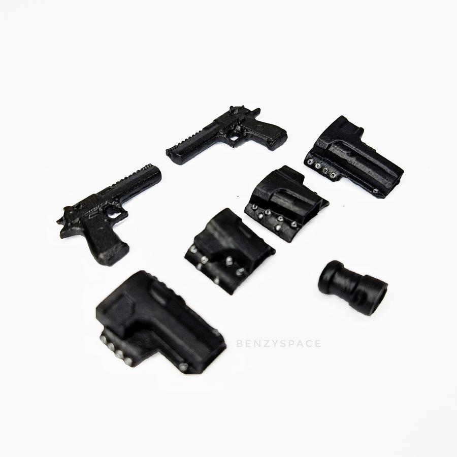 1/12 Scale Accessories Holster Custom SHF Deadpool Movie Marvel MCU Action Figure Accessories Props 