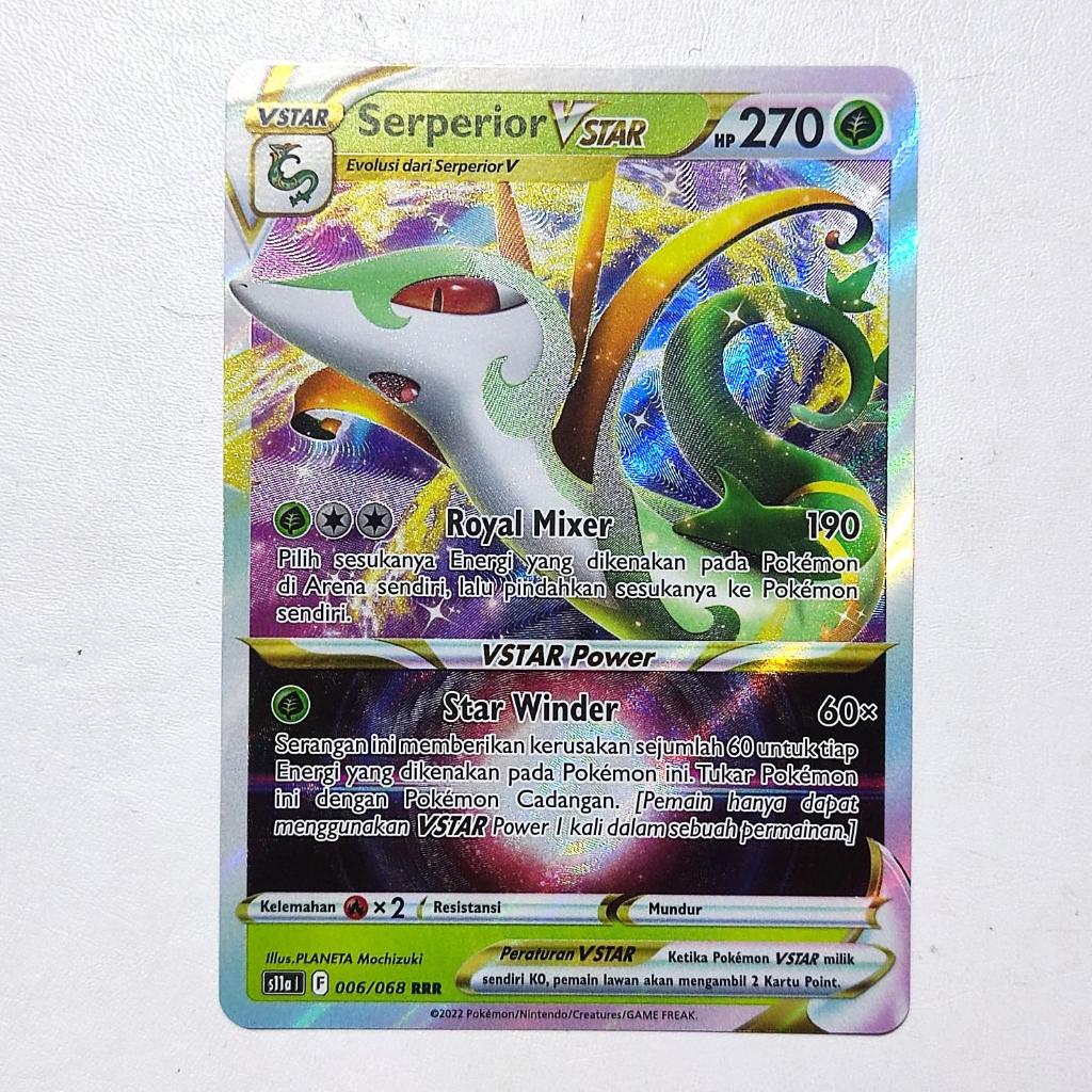 Serperior VSTAR RRR 006/068 S11a - Kartu Pokemon Indonesia