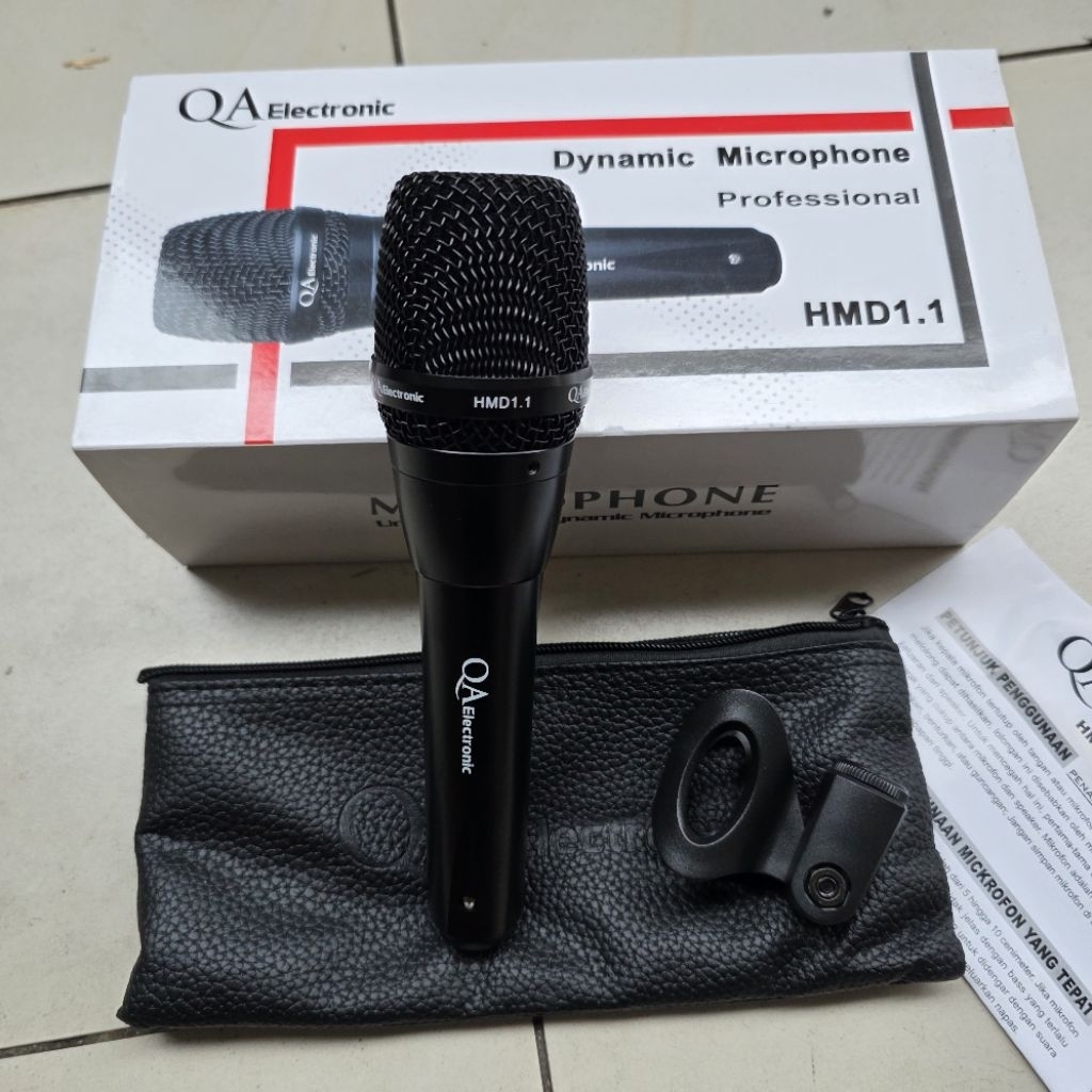 MIC KABEL QA ELECTRONIC HMD 1.1 ORIGINAL SUPER CARDIODID HMD1.1