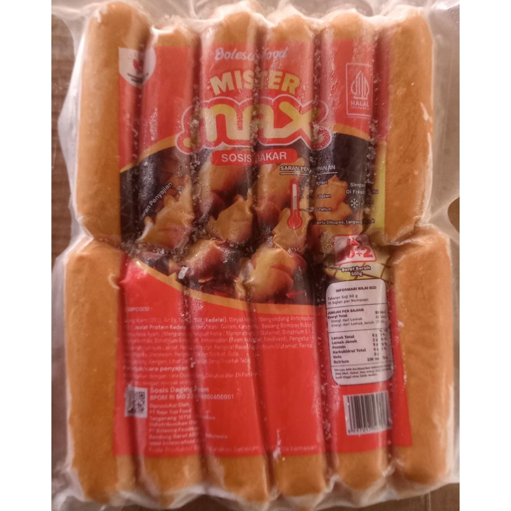 

Sosis Mister Max 500gr/Zee Frozen Mart