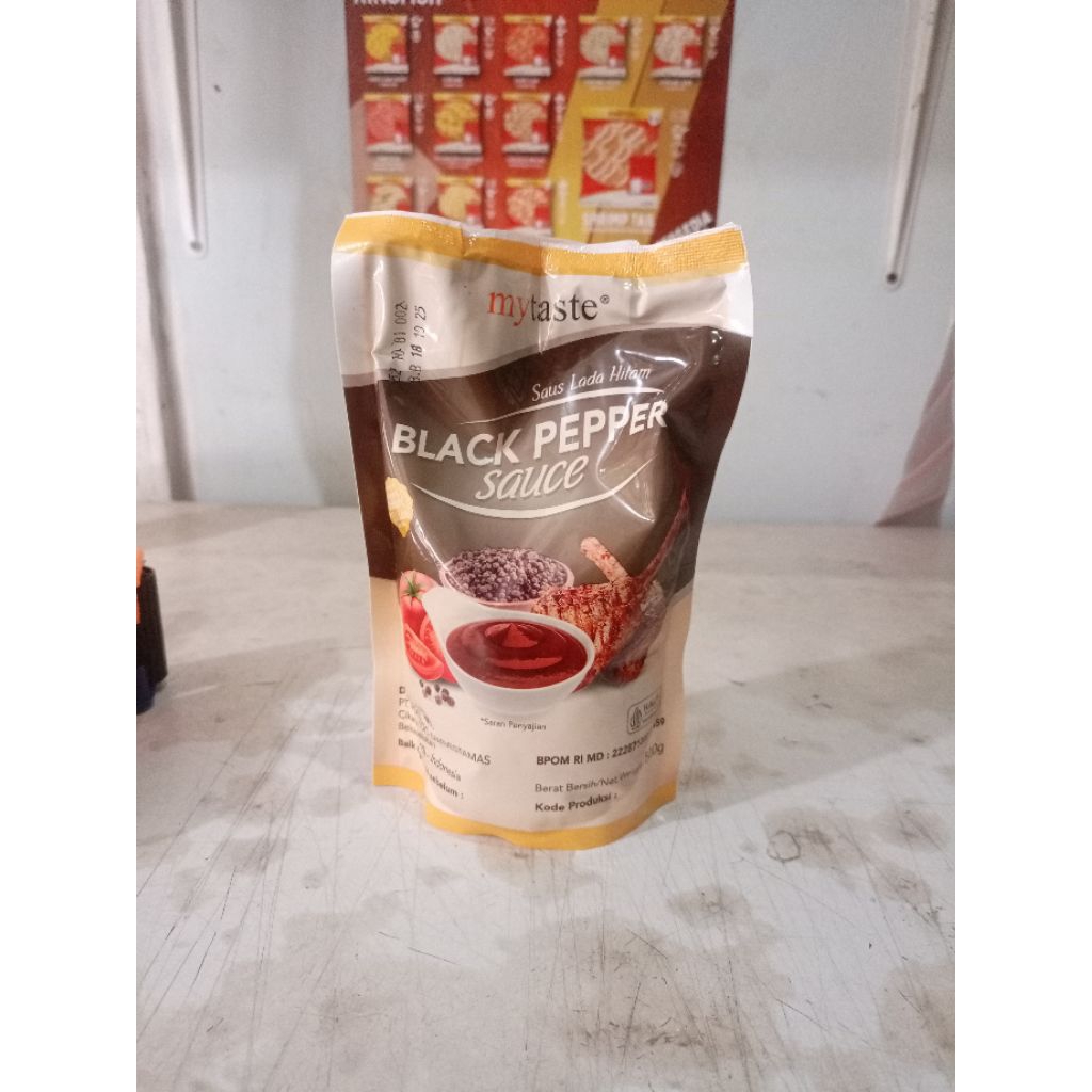 

My Taste Saus Black Pepper 500gr