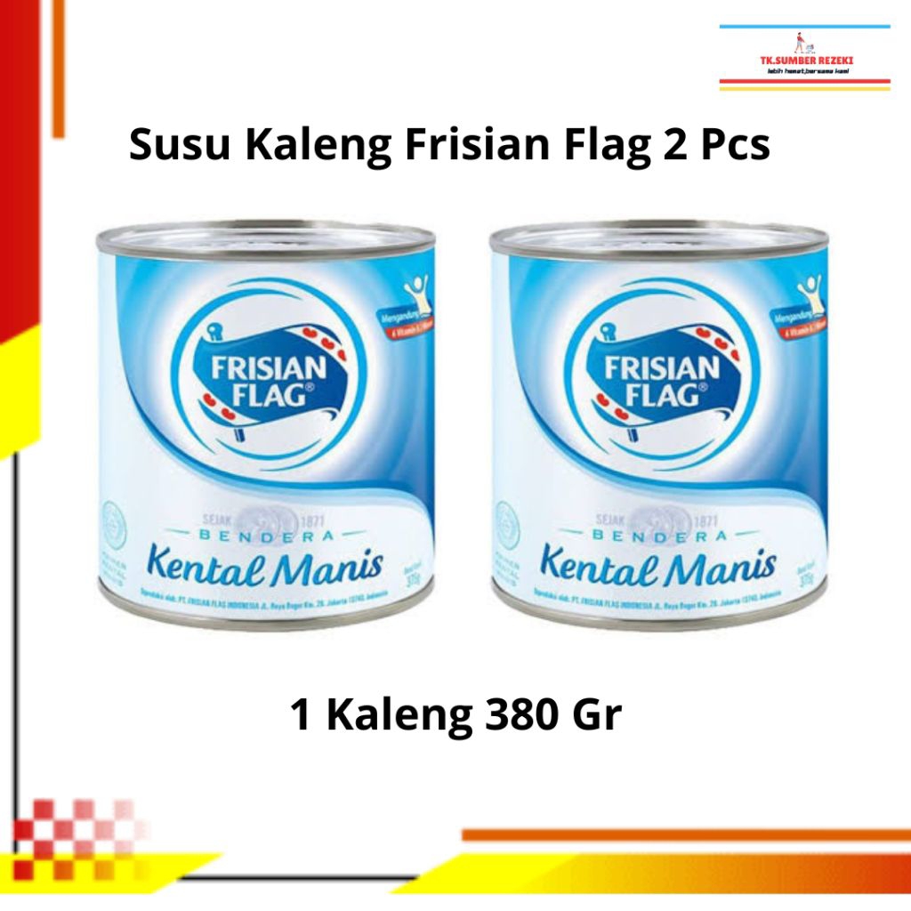 

[PAKET HEMAT ISI 2] Susu Kaleng Putih Frisian Flag 370 Gr PROMO MURAH/ Frisian Flag Putih Kental Manis Kaleng 370 Gr PROMO MURAH