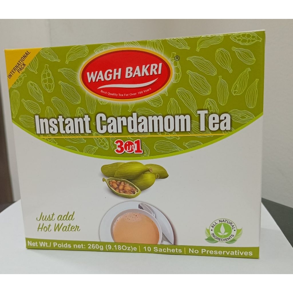 

Wagh Bakri Instant Cardamom Tea @260 gr