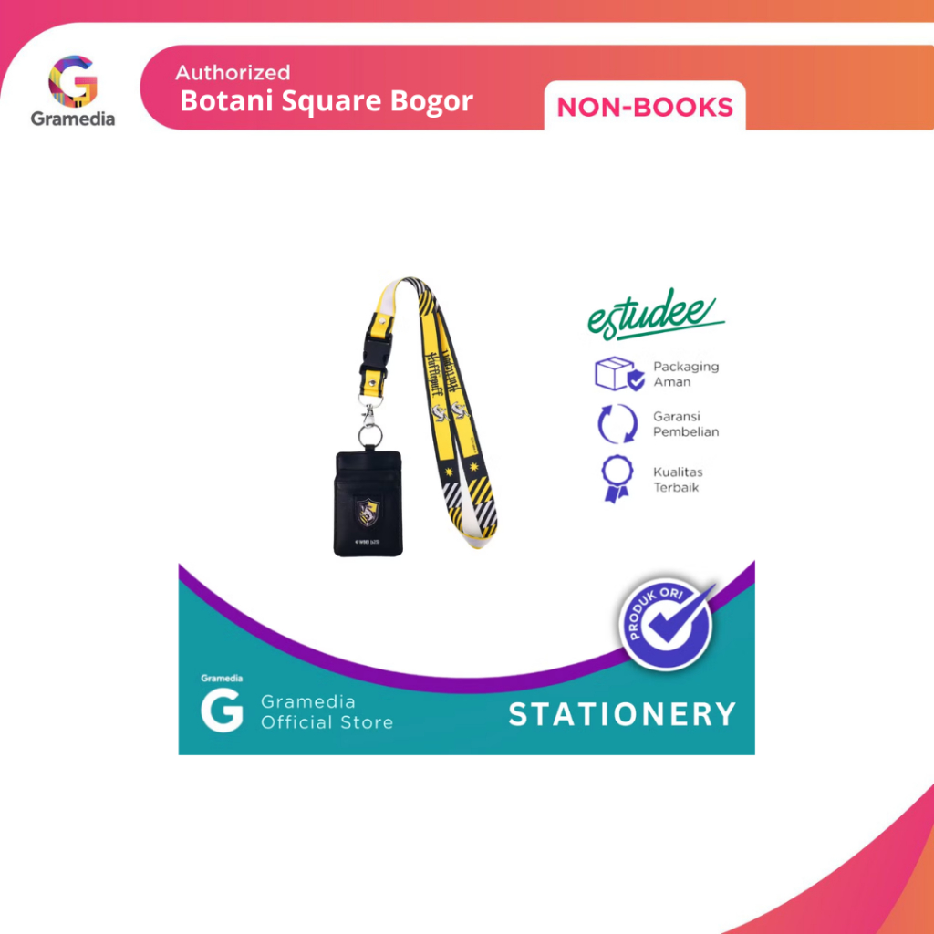 

Gramedia Bogor - Estudee Lanyard Harry Potter Hufflepuff
