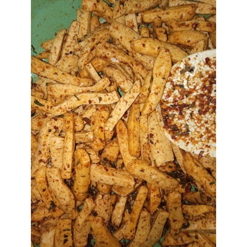 

basreng pedas daun jeruk homemade