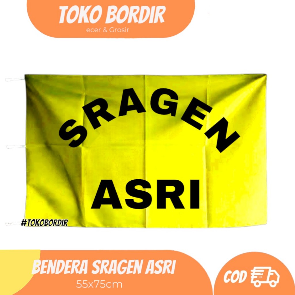 Bendera sragen asri 55x75cm