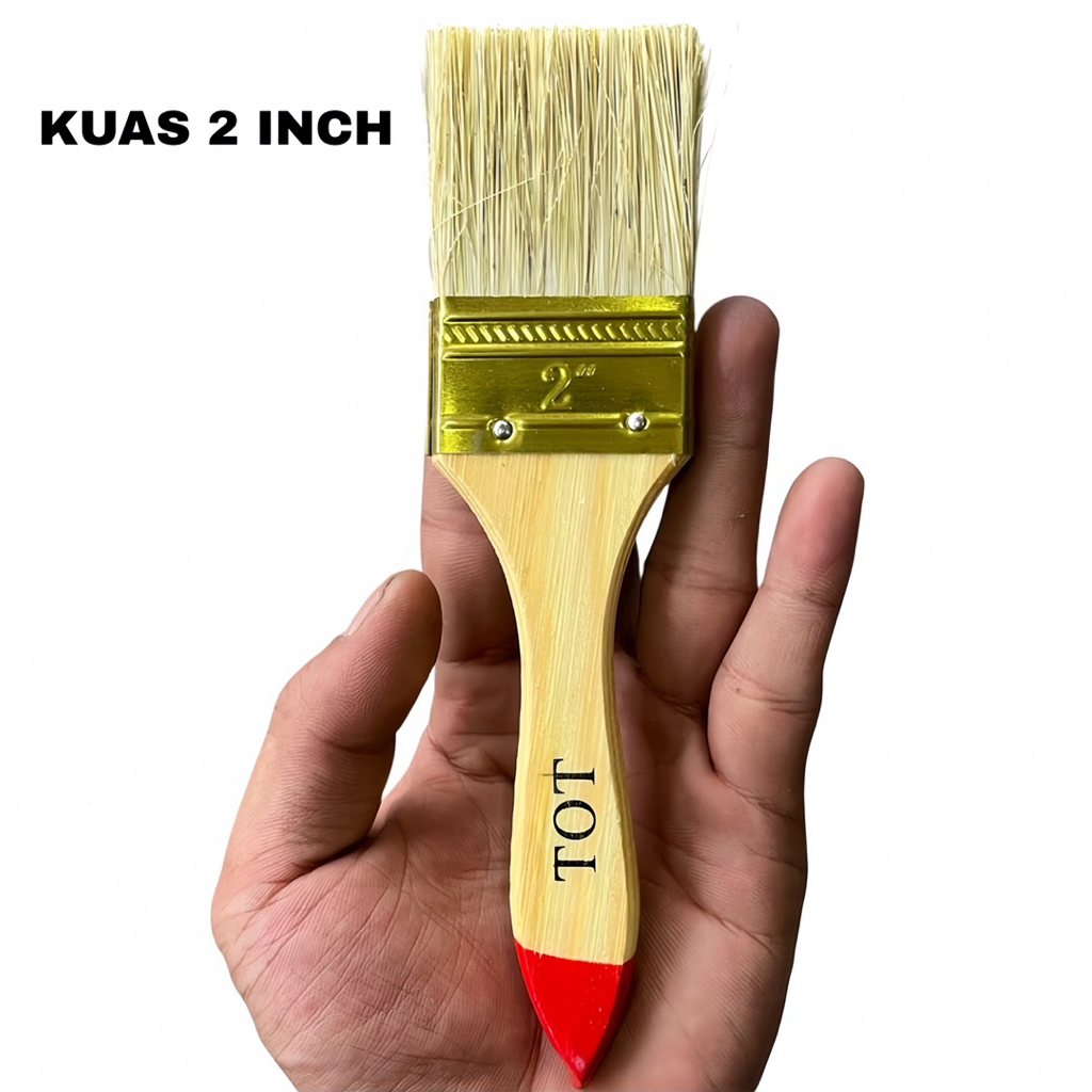 

KUAS SERBA GUNA 2 INCH / KUAS TEMBOK KUAS MURAH UKURAN 2INCH