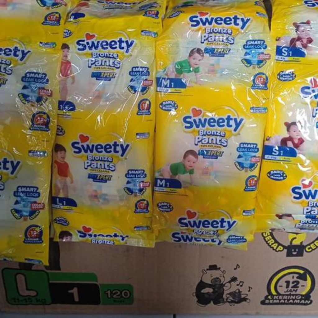 Sweety Bronze Renceng isi 6 pcs ukuran XL