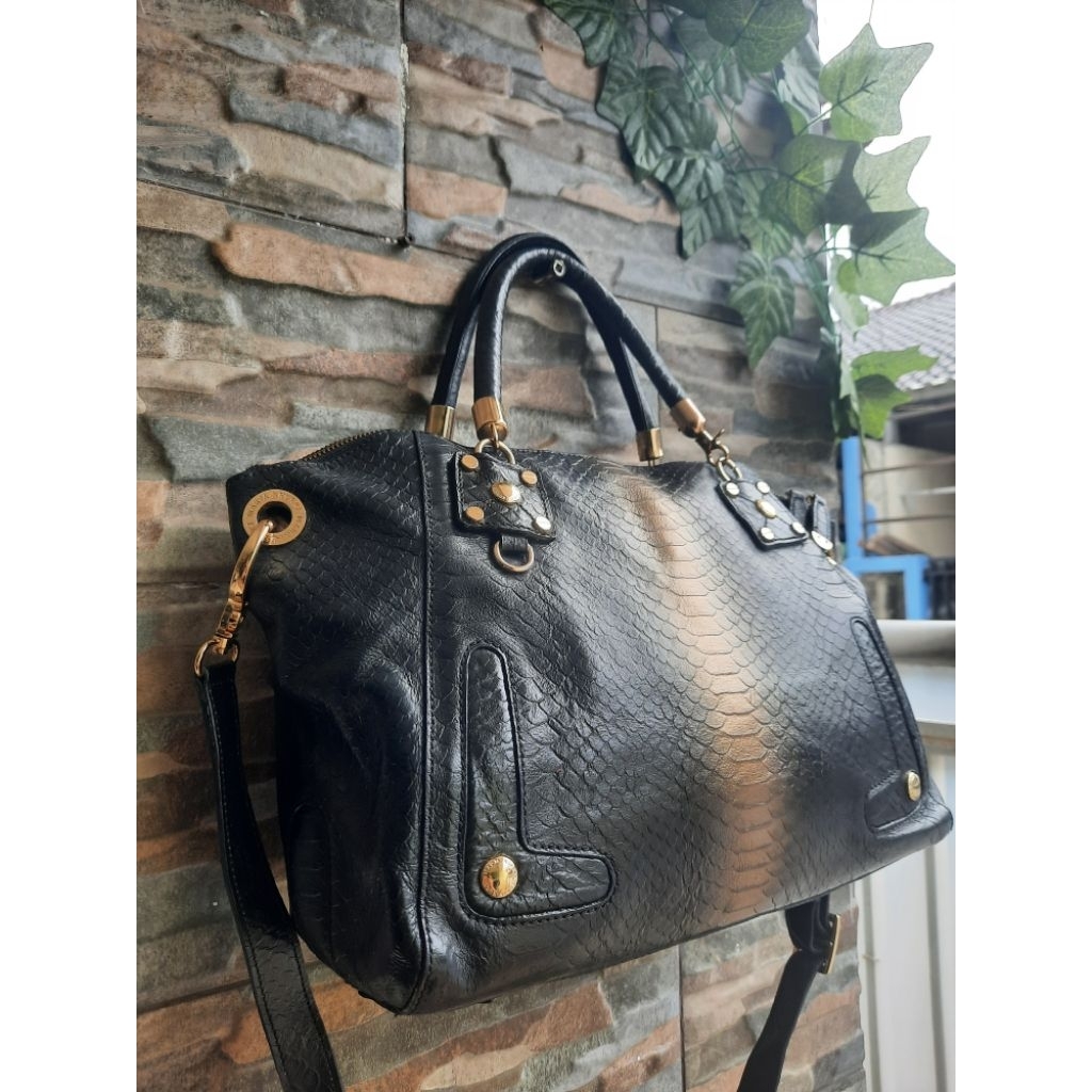 MARJA KURKI Totebag Hitam Talpan - TAS PRELOVED BRANDED ORIGINAL