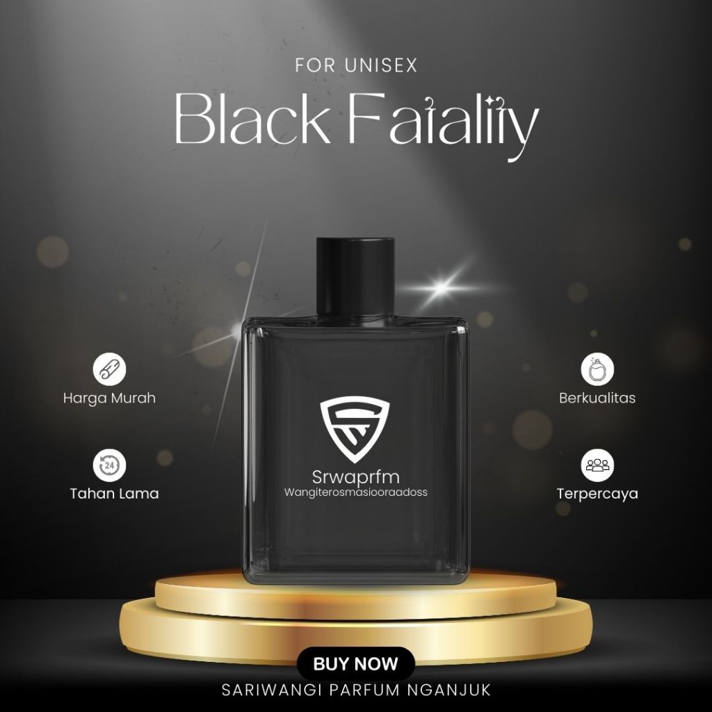 Parfum Refill SARWA Inspiration of SGNE BLACK FATALITY | Gambar hanya inspirasi Aroma
