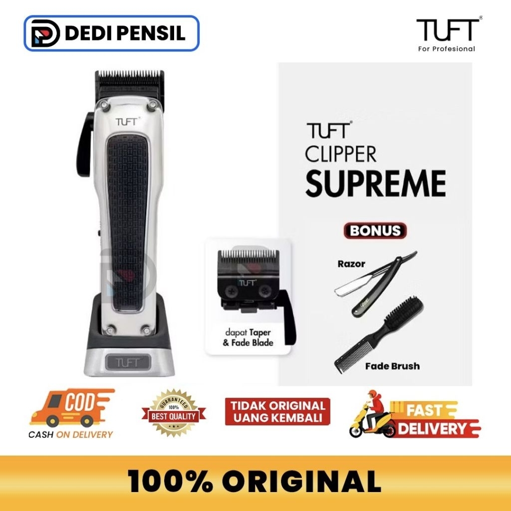 Garansi Resmi  - ORIGINAL TUFT SUPREME HAIR CLIPPER