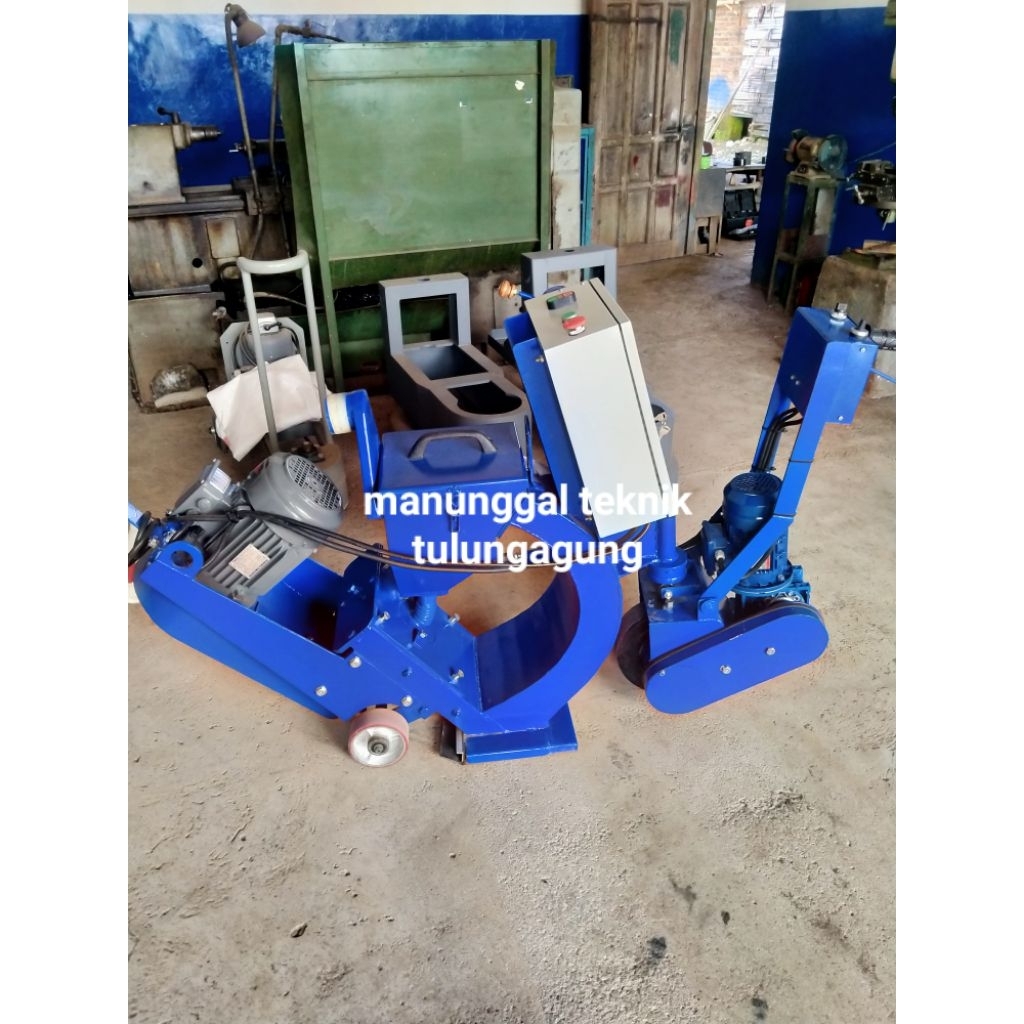 mesin shotblast lantai beton lantai epoxy