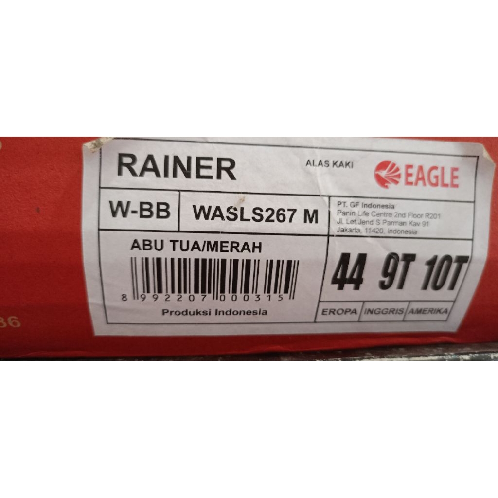 Sepatu Eagle Running size 44