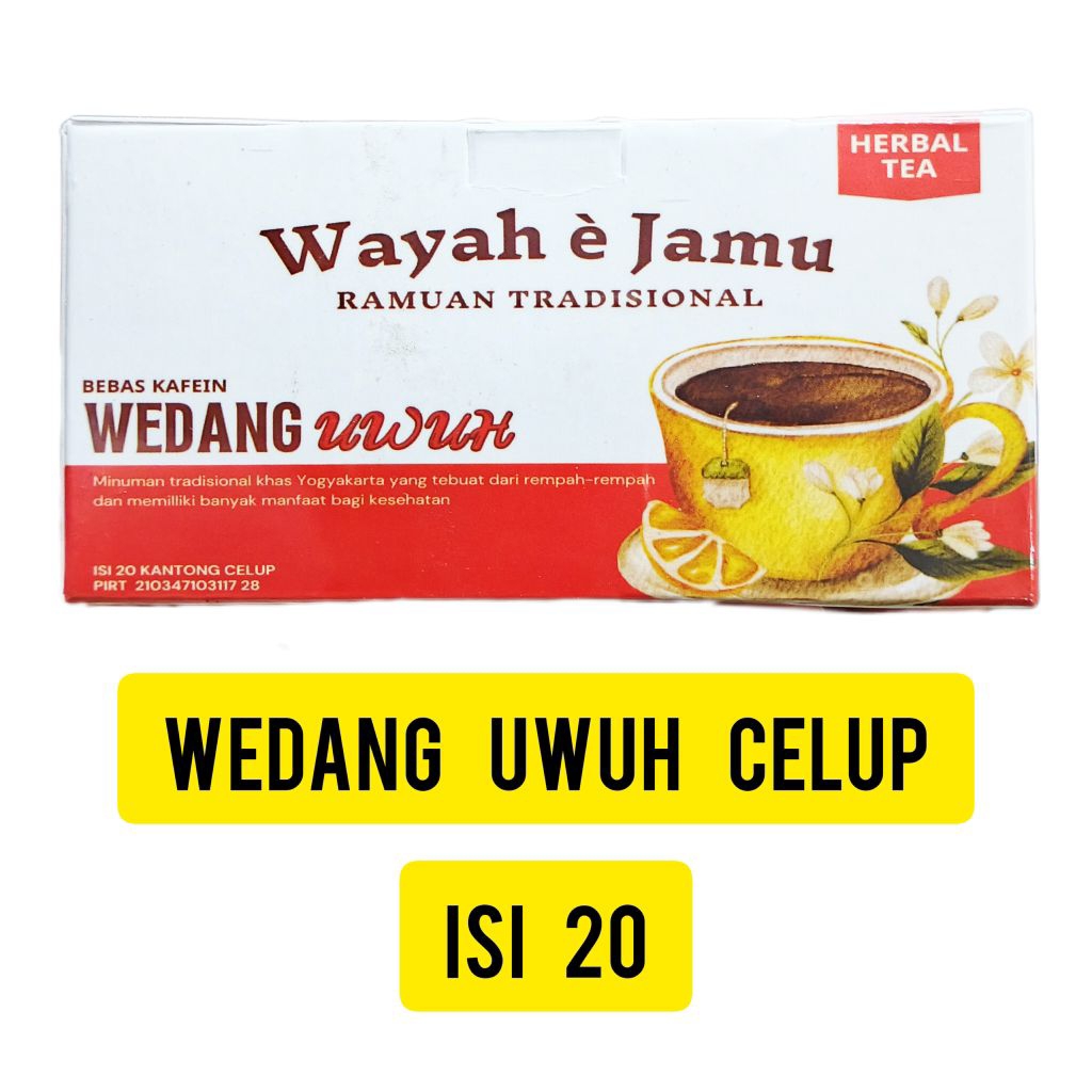 

Wedang uwuh spesial premium - wedang uwuh celup - wedang instan Jogja - minuman rempah herbal