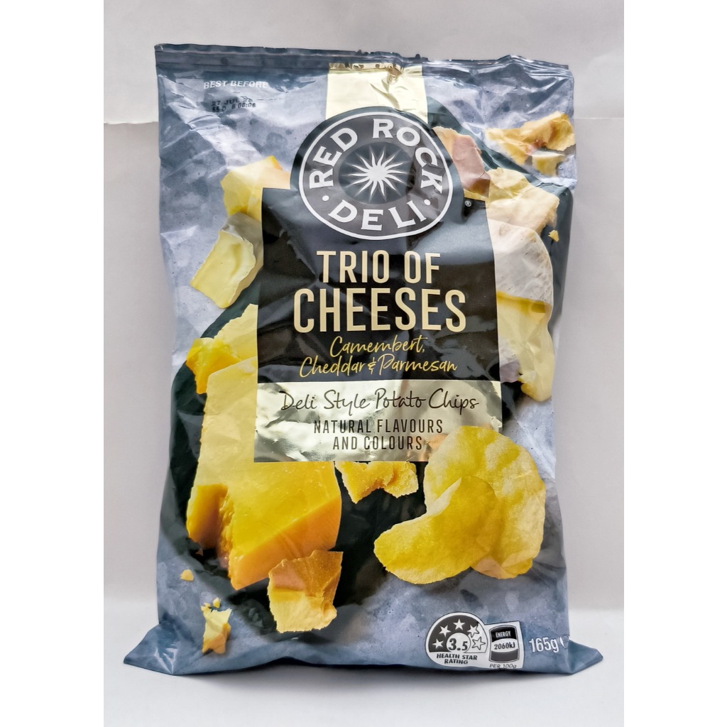 

Red Rock Deli Keripik Kentang Camilan Trio of Cheeses