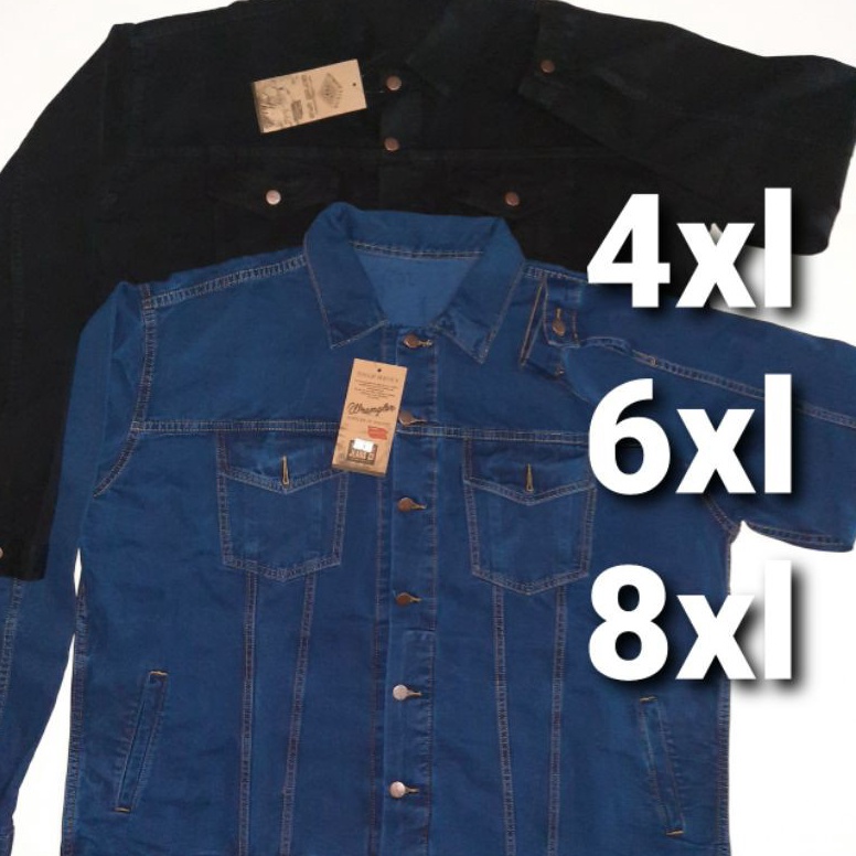 Jaket jeans pria jumbo BiG SIZE KODE U2L3