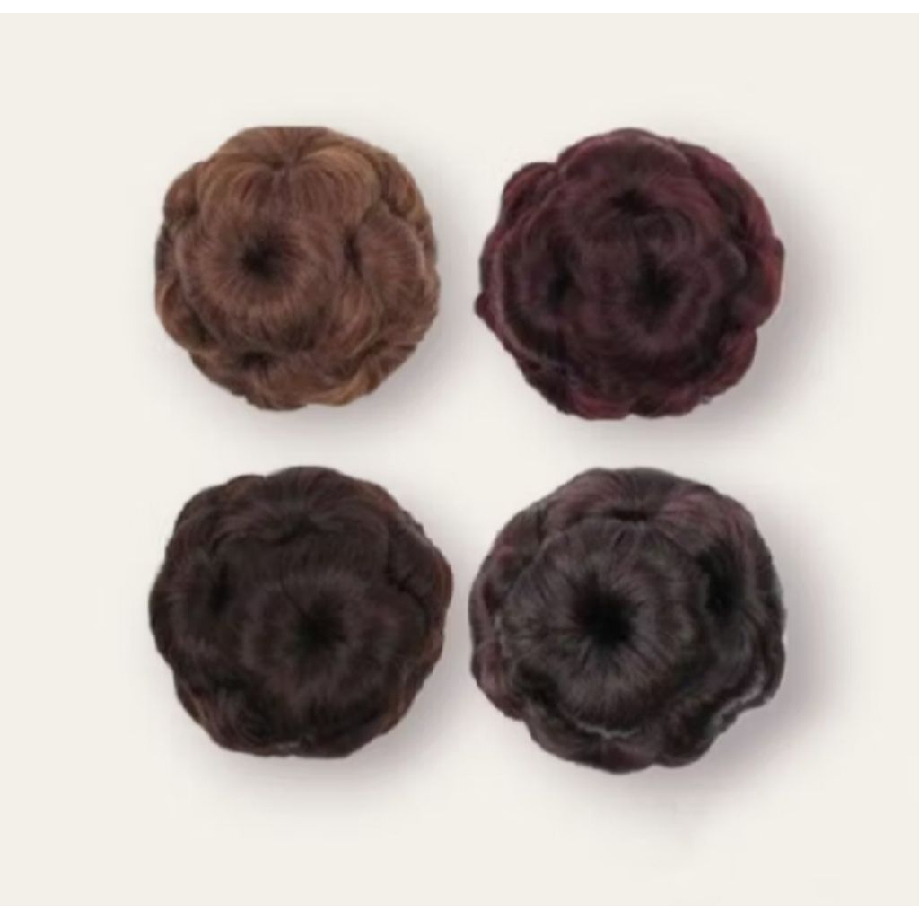 jepit jamur/sanggul bunga/sanggul modern rambut palsu