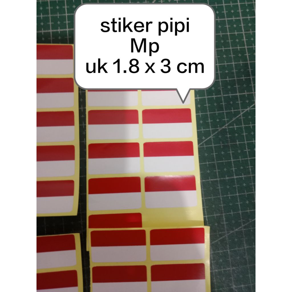 

Stiker pipi Merah putih