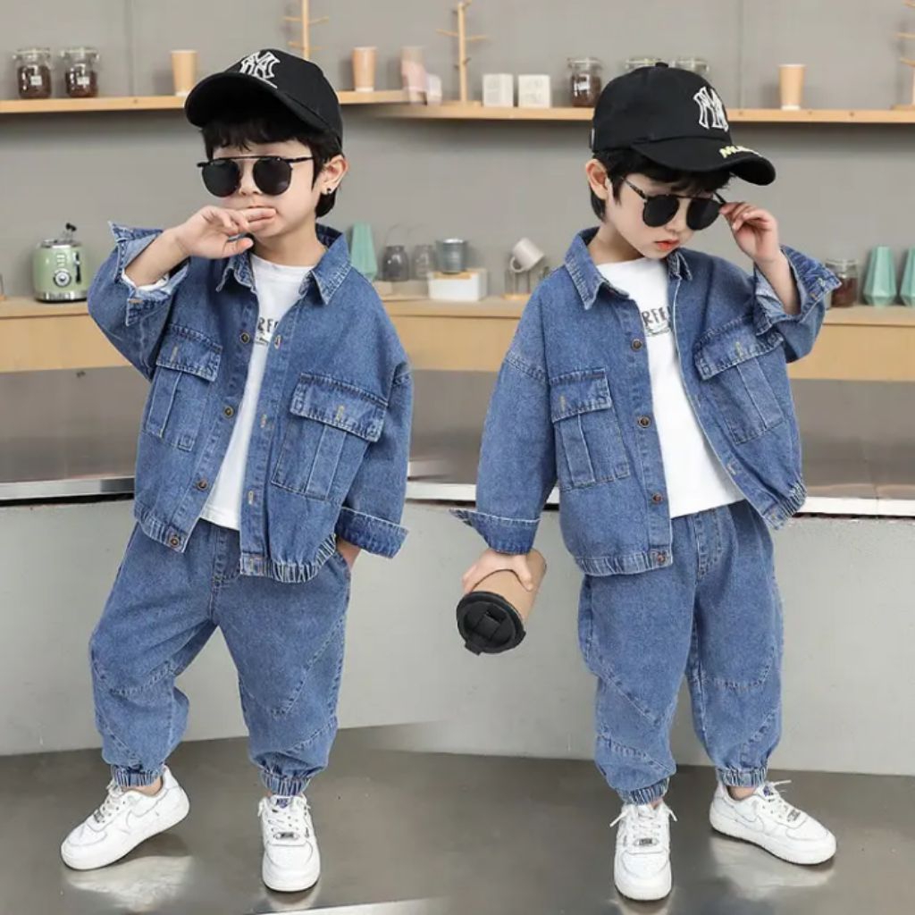 JAKET JEANS ANAK LAKI-LAKI 1-10 TAHUN