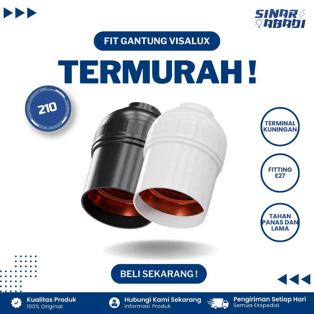 Visalux Fitting Gantung E27 VFG210WB