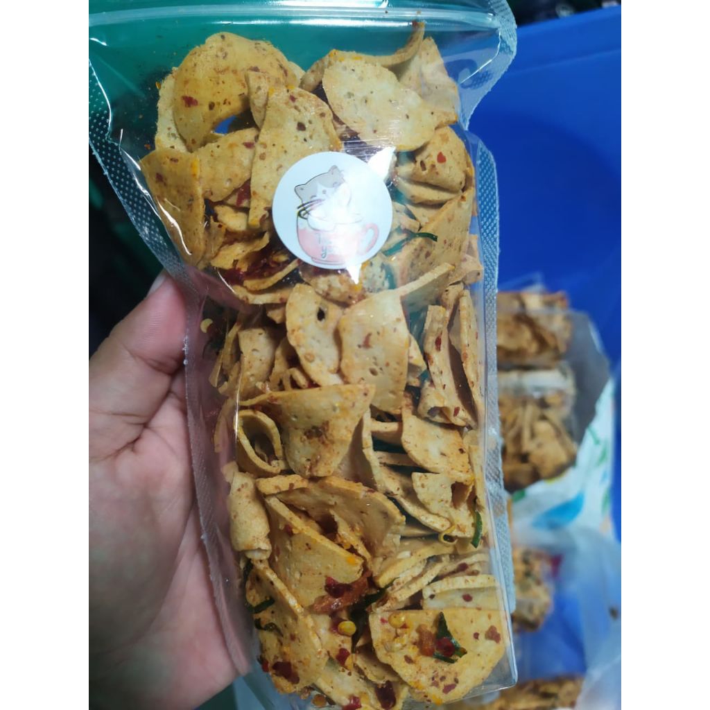 

Basreng (bakso goreng ) 250gr & 500 gr Gurih Renyah Pedas Di goreng Dadakan