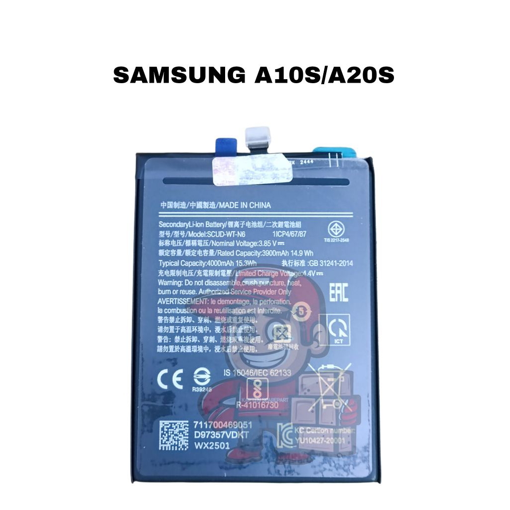 Baterai Samsung A10S/A20S Battery Great A