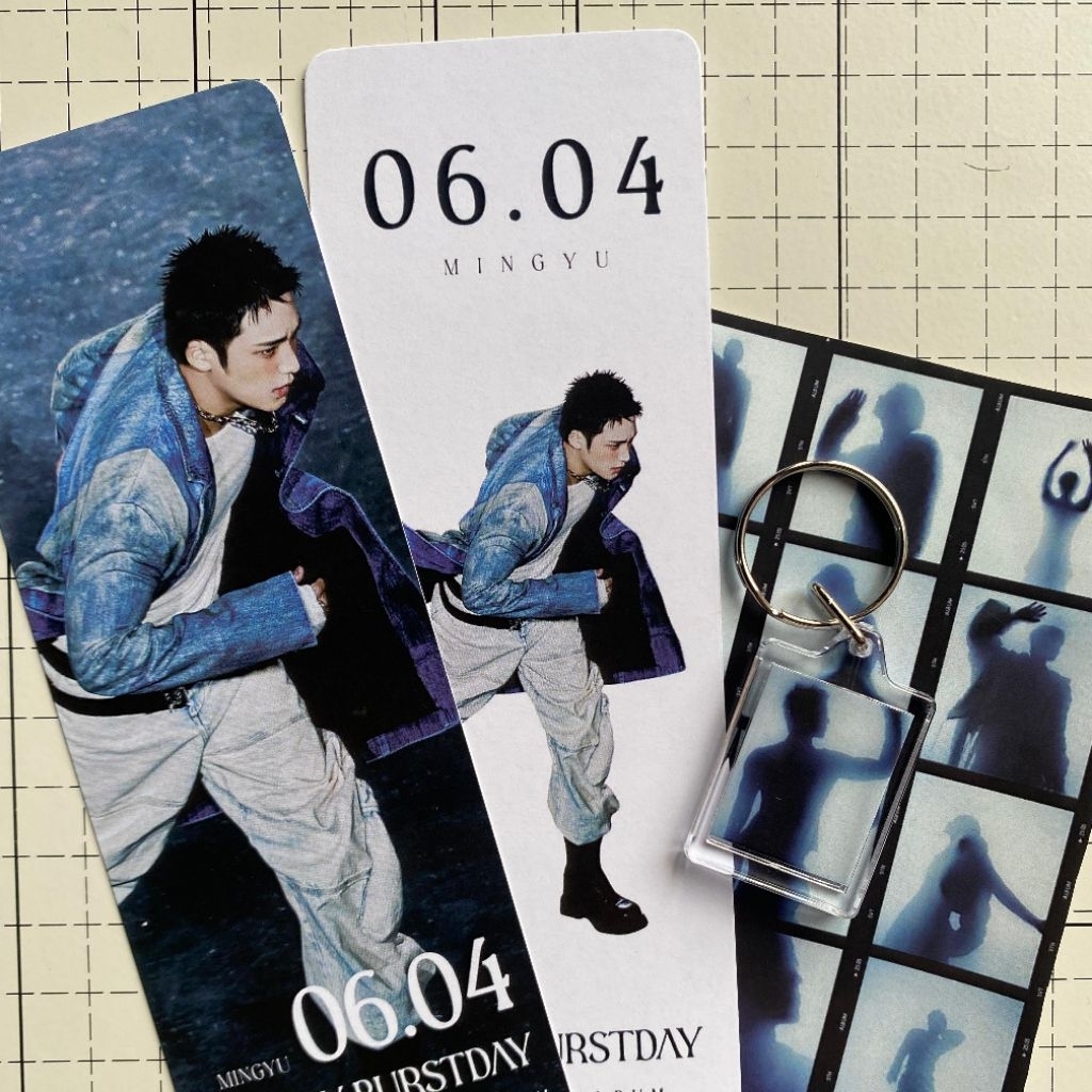 

[BATCH 2] FREEBIES FOR SEVENTEEN 10TH ANNIVERSARY - BOOKMARK / STICKER SET / ACRYLIC KEYCHAIN