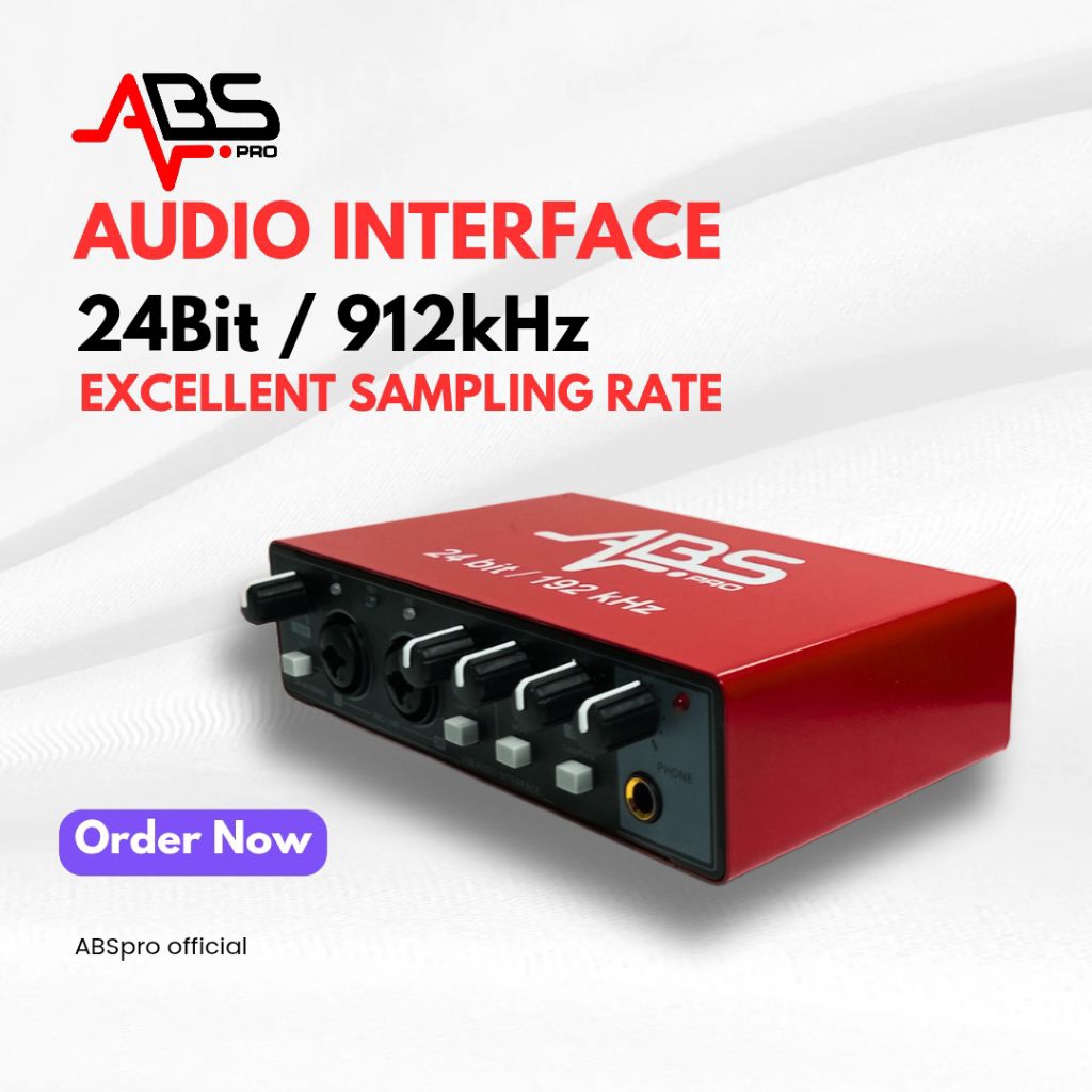 ABSpro AUDIO INTERFACE RECORDING & STREAMING