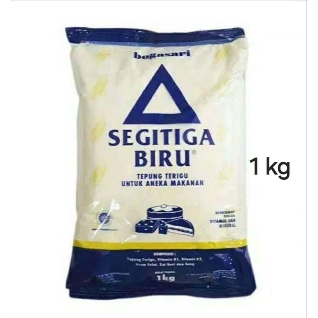

Bogasari Tepung Segitiga Biru Kemasan 1kg