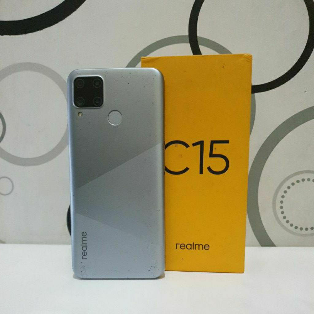 Realme c15 4/64 & 3/64 Second Original