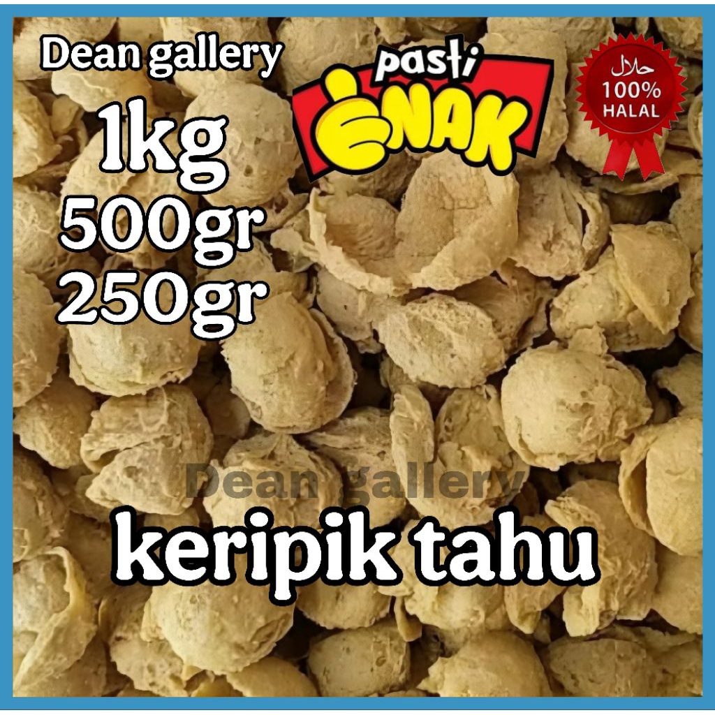 

1kg 500gr 250gr Keripik tahu gurih original jaminan enak
