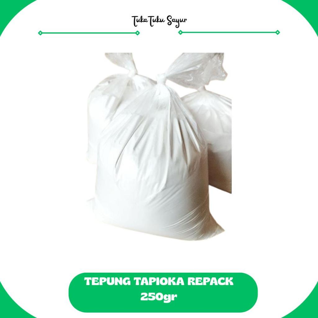 

TEPUNG TAPIOKA / TEPUNG PATI / TEPUNG REPACK 250gr