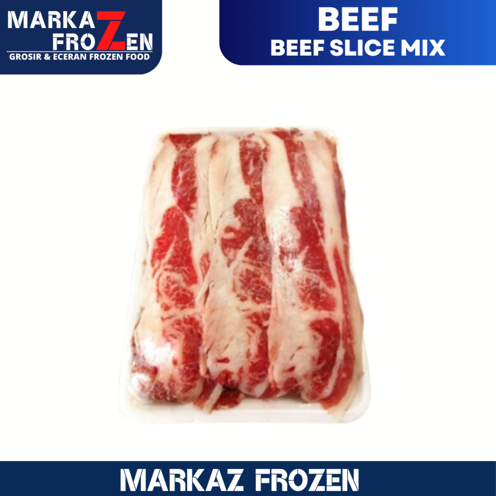 

BEEF SLICE MIX FAT 500 GR