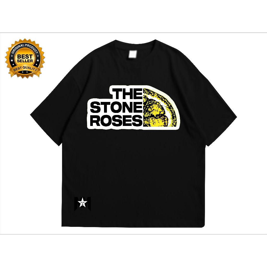 TSHIRT BAND STONE ROSES / KAOS SKENA STONE ROSES COMBED 24S TEBAL ORIGINAL PRIA WANITA