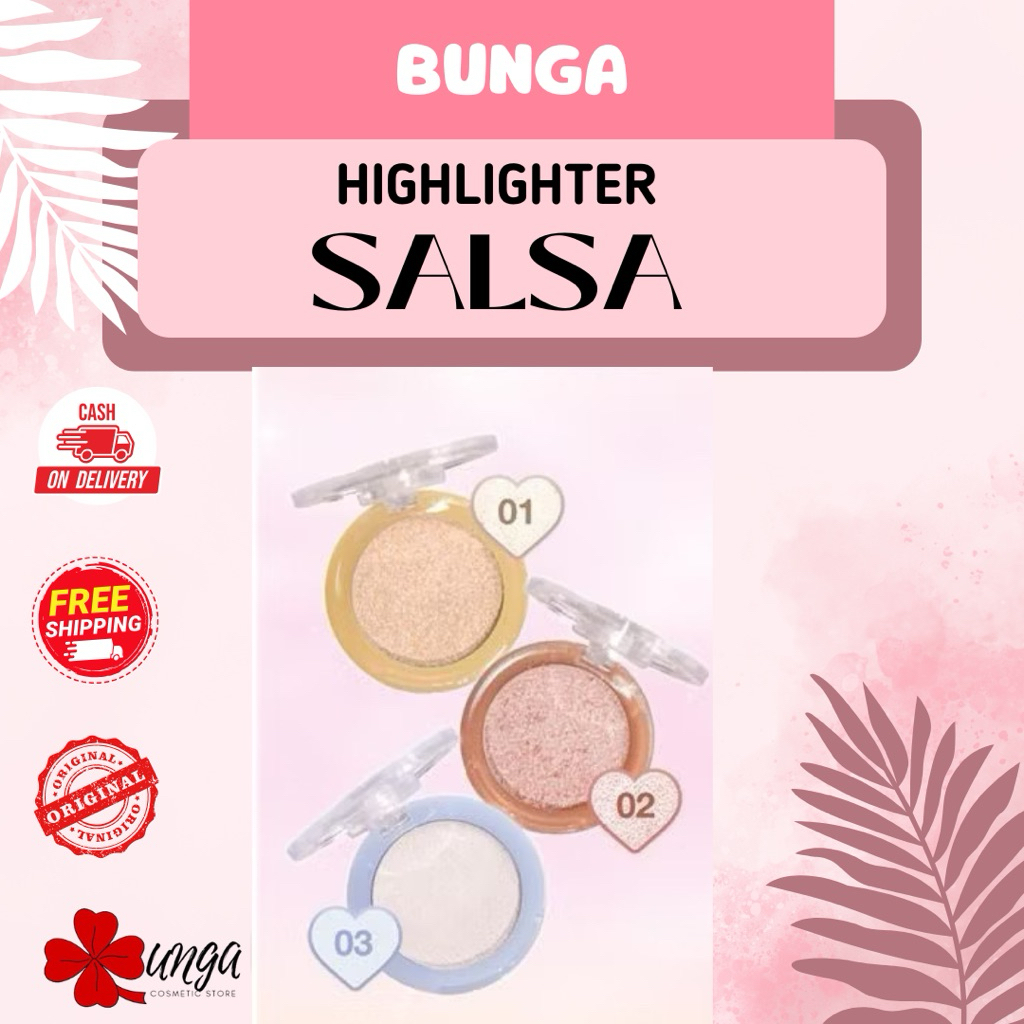 Bunga- Highlighter Salsa/ Highlighter Salsa Murah/ Highlighter Salsa tahan lama